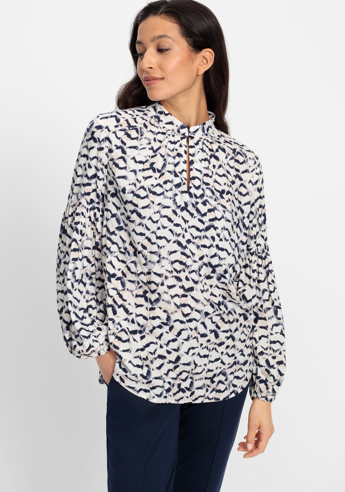 Feather Print  Shirt