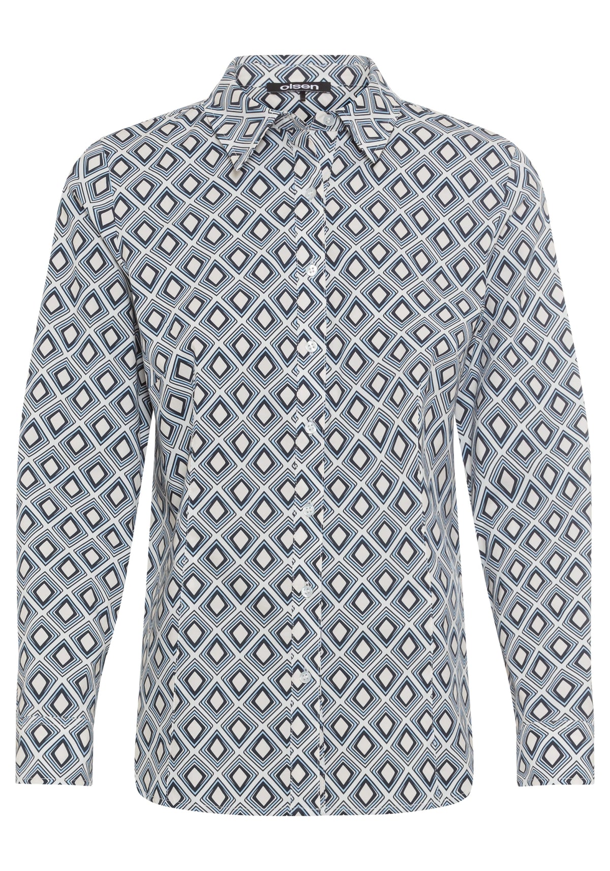 Diamond Pattern Tailored Shirt