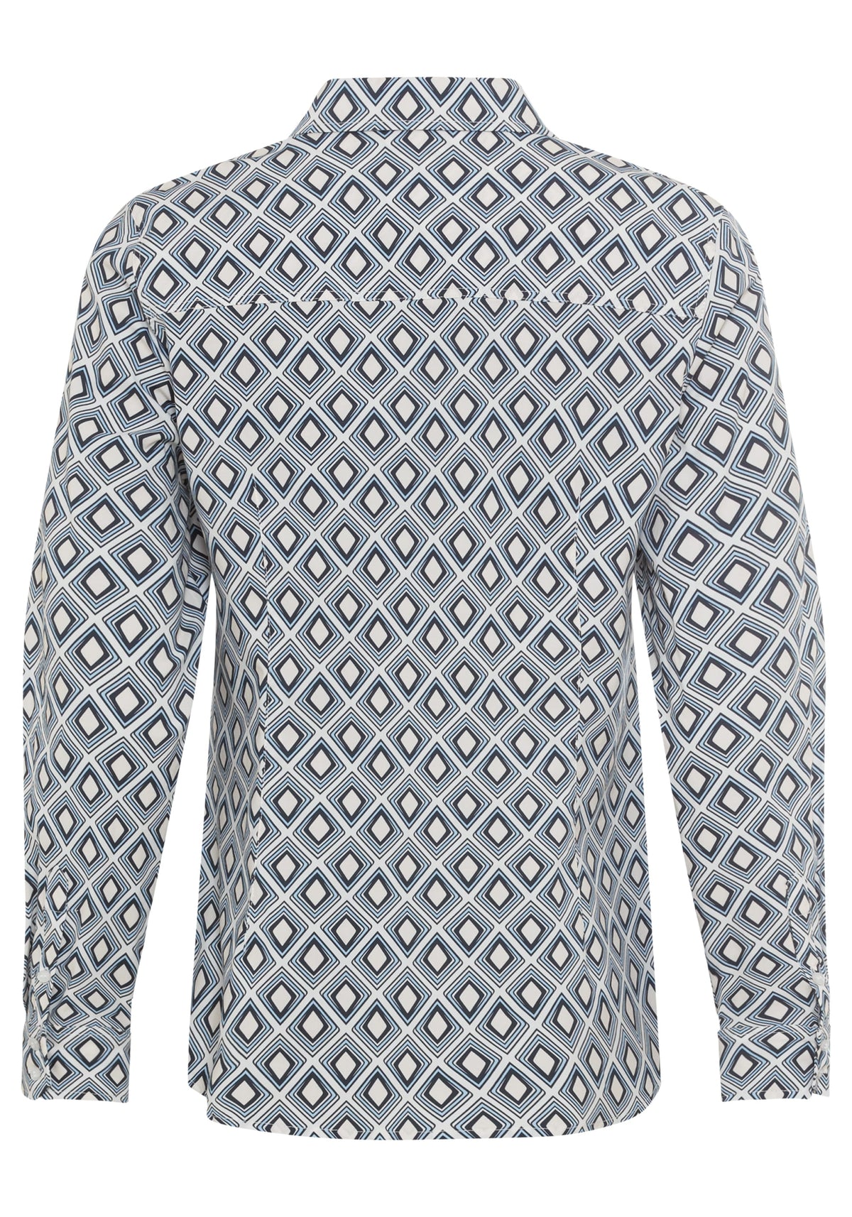 Diamond Pattern Tailored Shirt