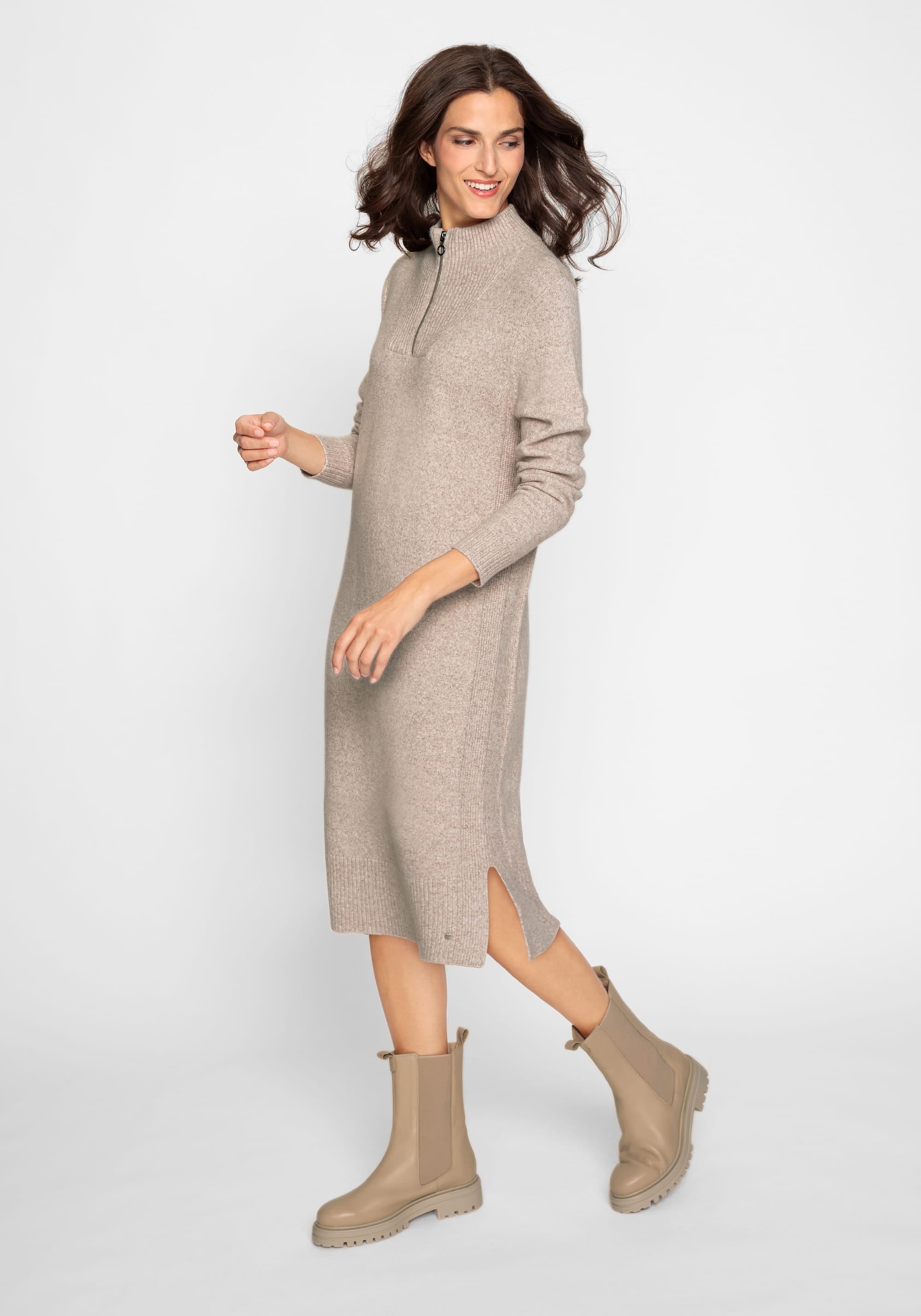 Buy Khaki Sweaters & Cardigans for Women by MADAME Online | Ajio.com
