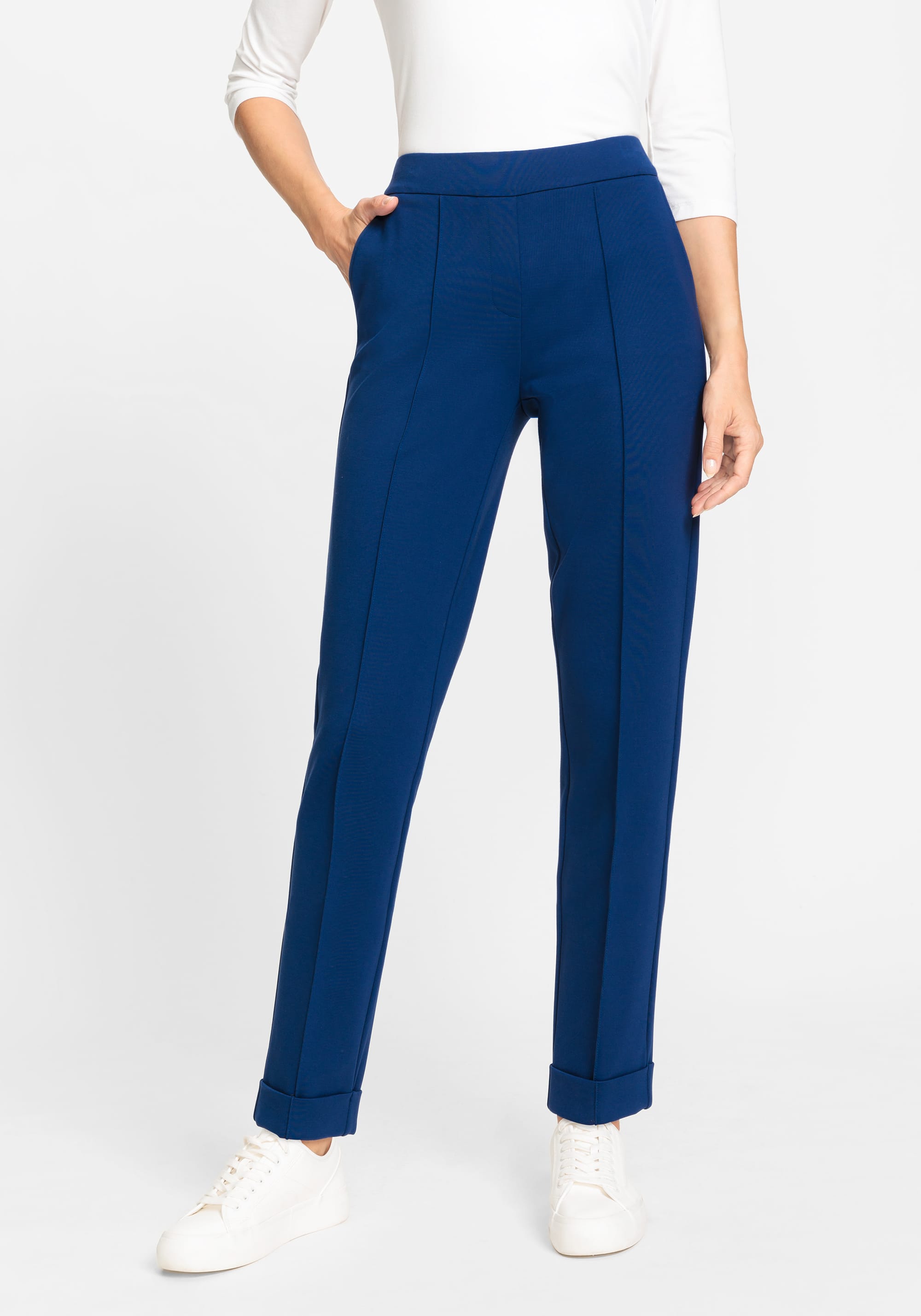 Thin Her Full Length Pull On Pants in Navy – Martha's On the Square