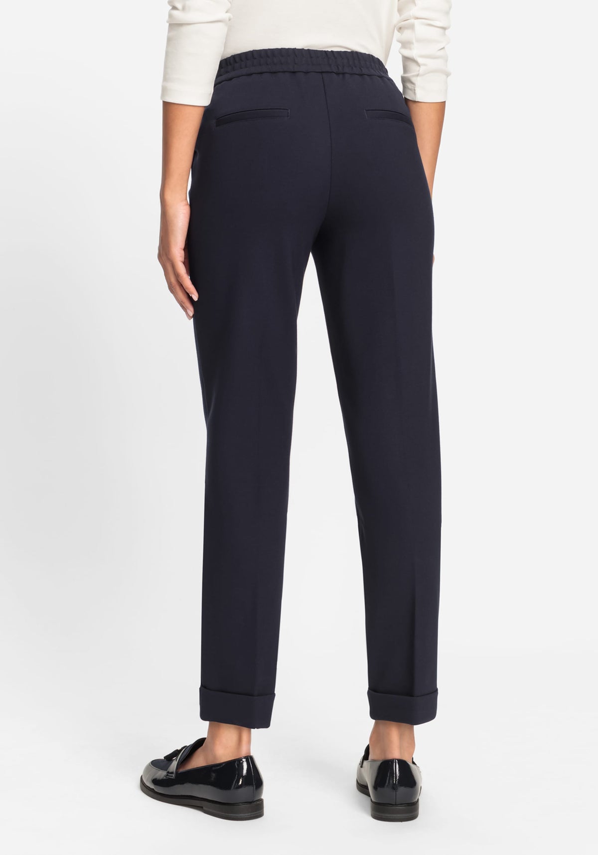 Pantalon de jersey croisé Lisa Fit Pull-On