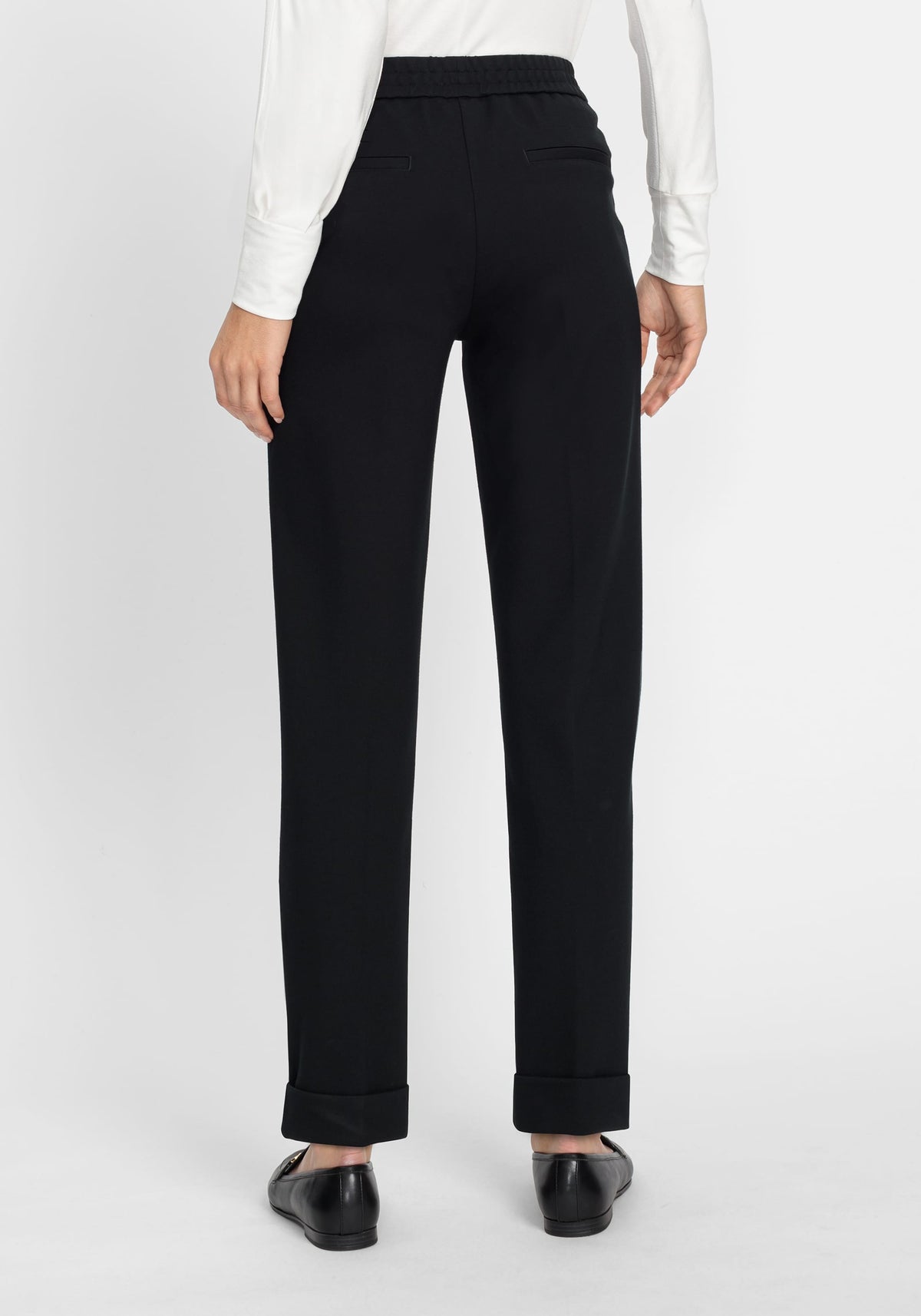 Lisa Fit Cropped Jersey Trouser