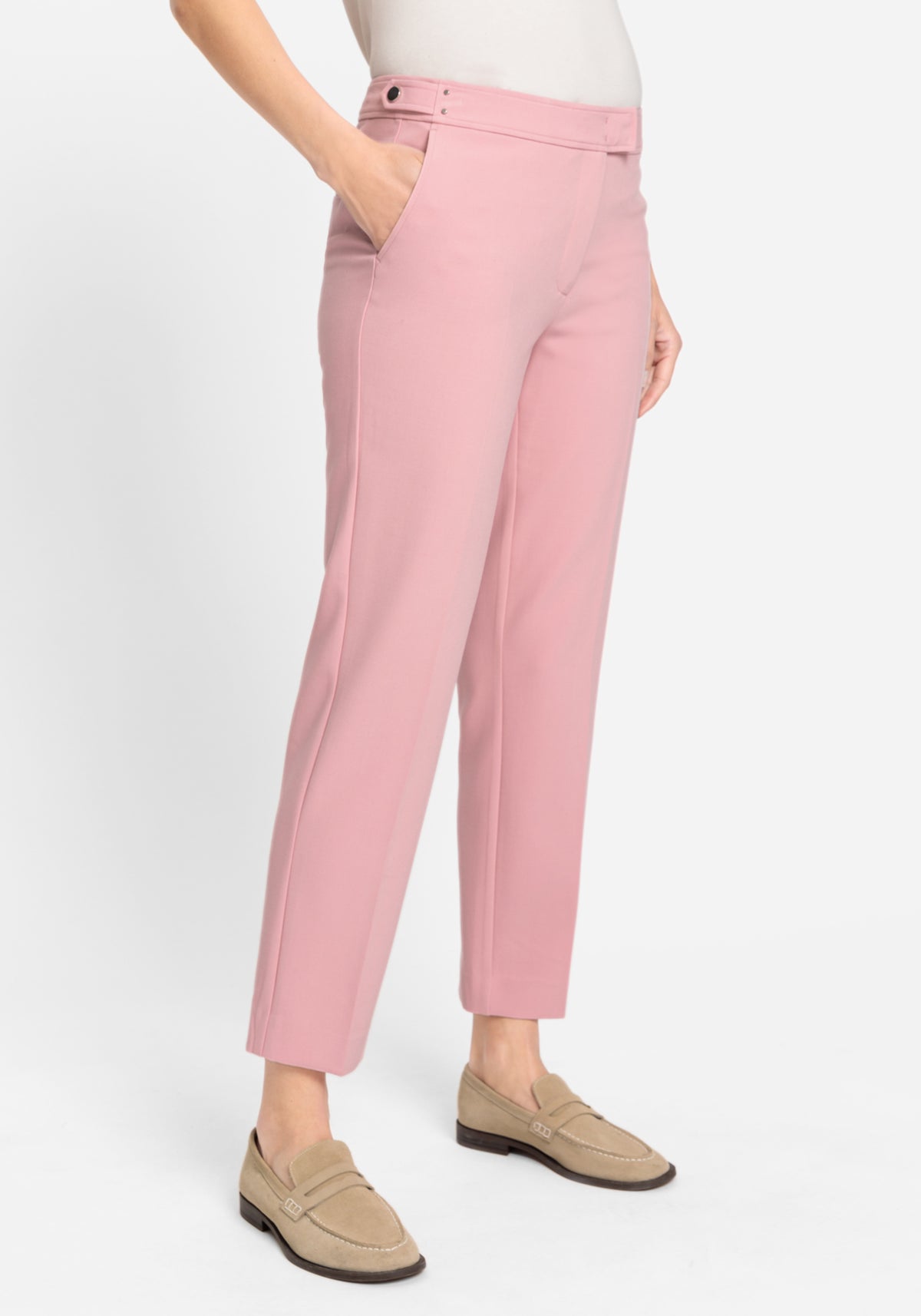 Lisa Fit Straight Leg Solid Trouser