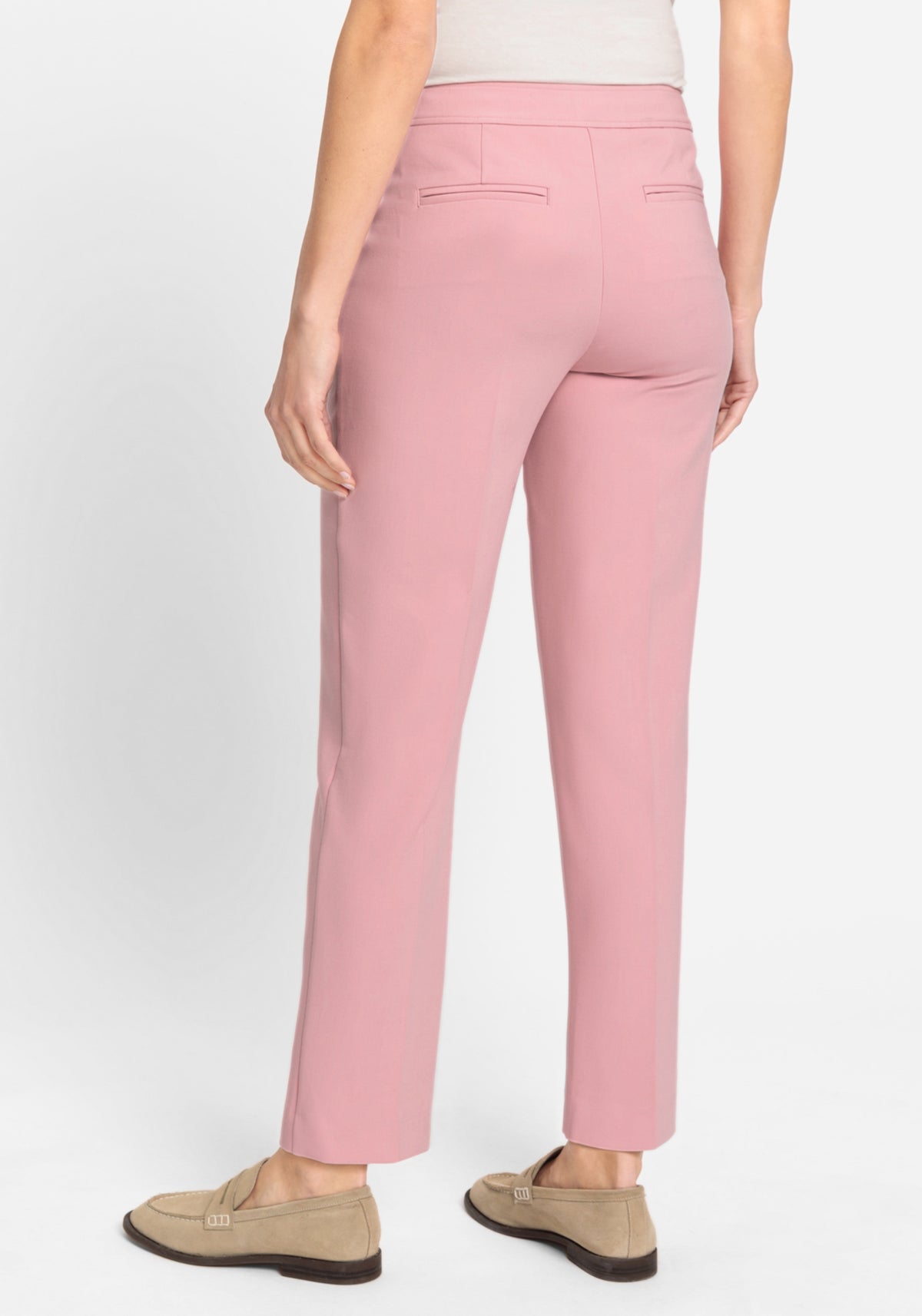 Lisa Fit Straight Leg Solid Trouser