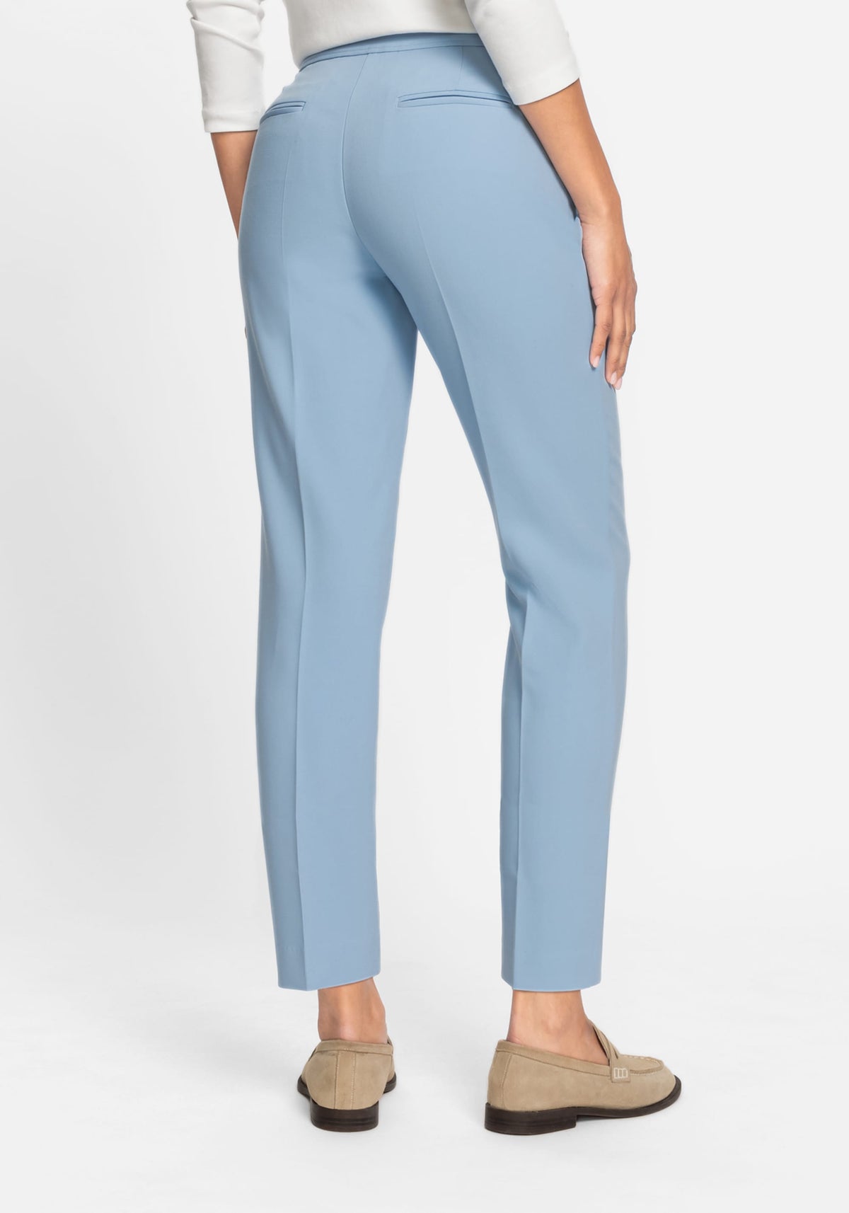 Lisa Fit Straight Leg Solid Trouser