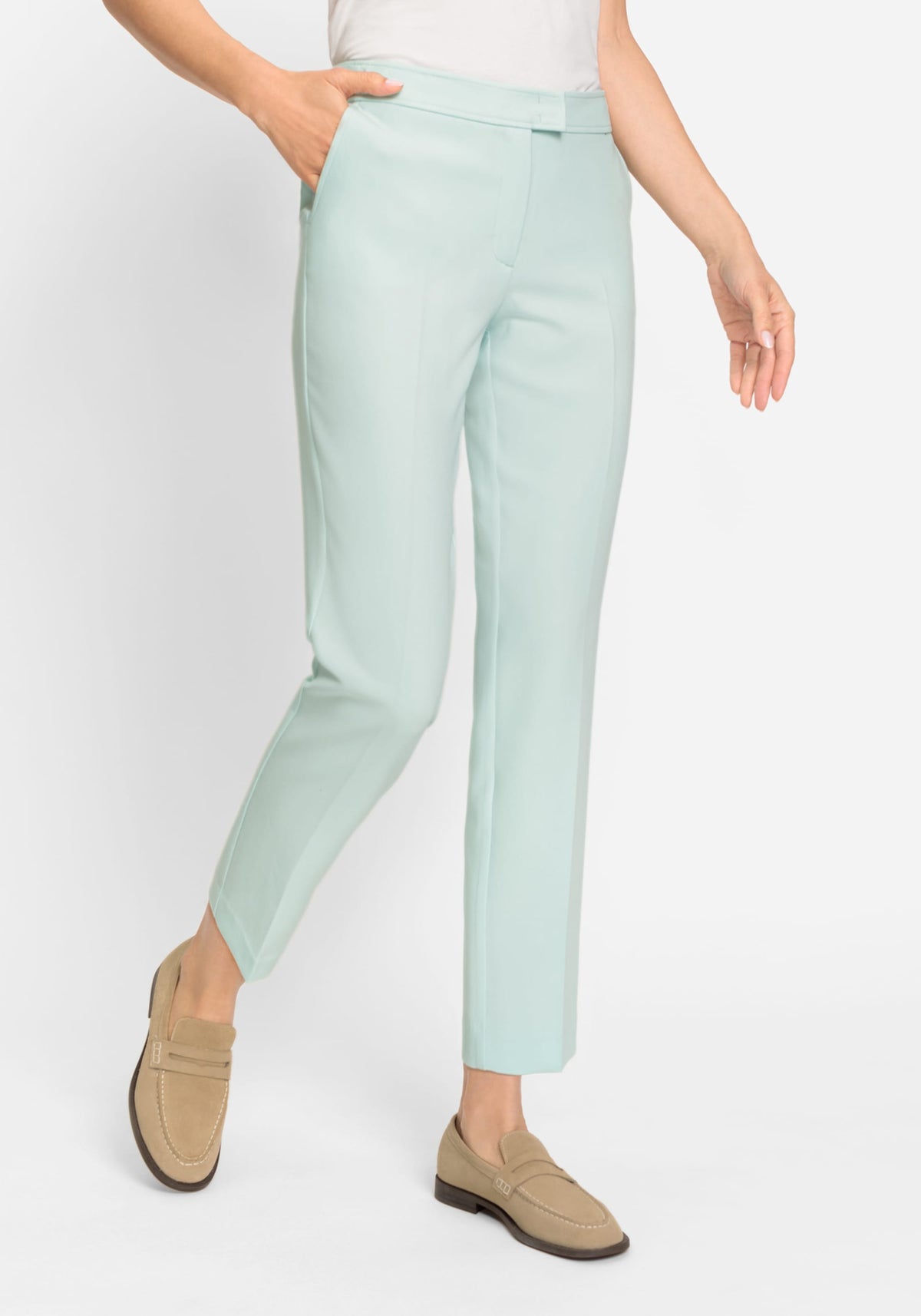 Lisa Fit Straight Leg Cropped Trousers