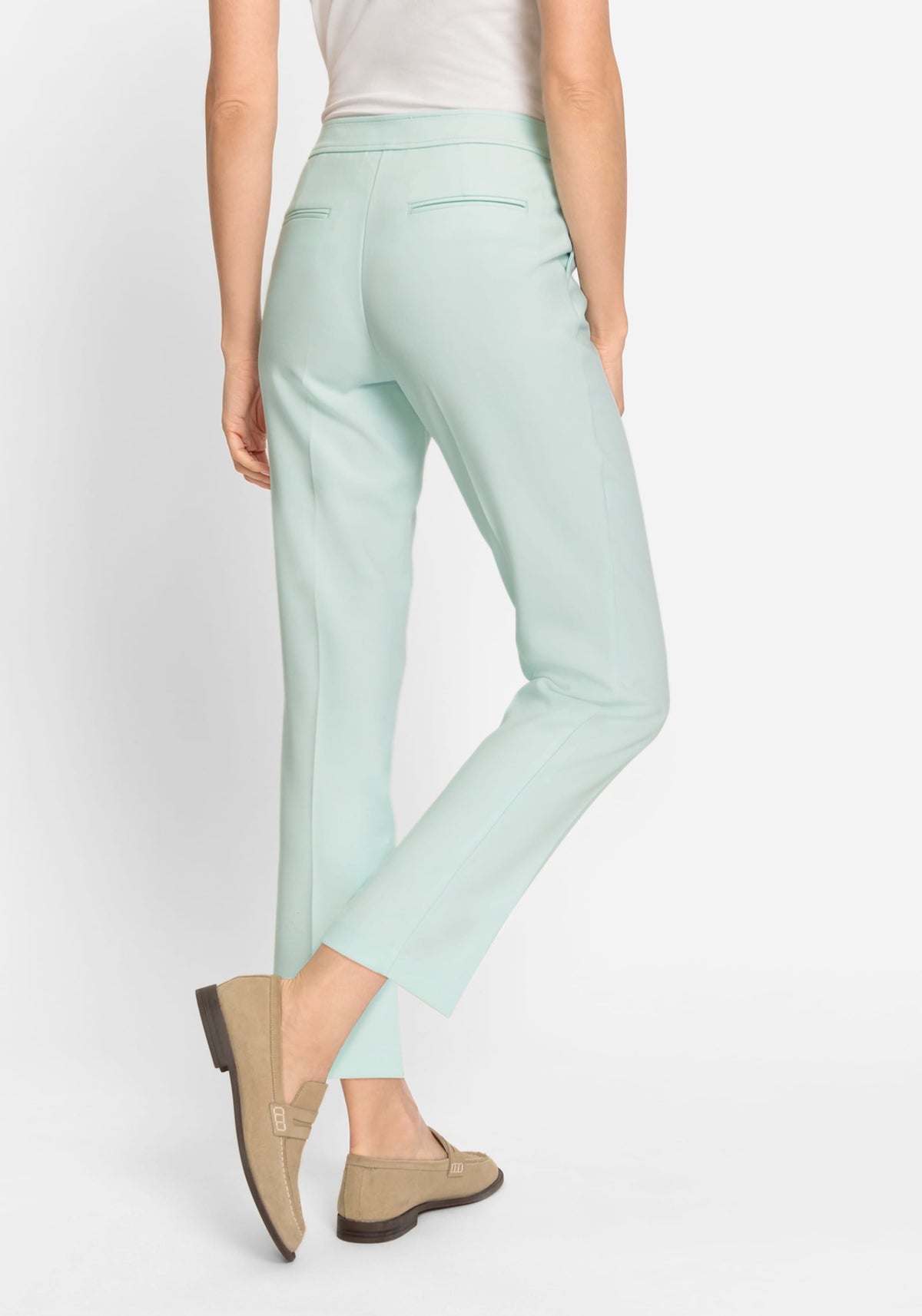 Lisa Fit Straight Leg Cropped Trousers