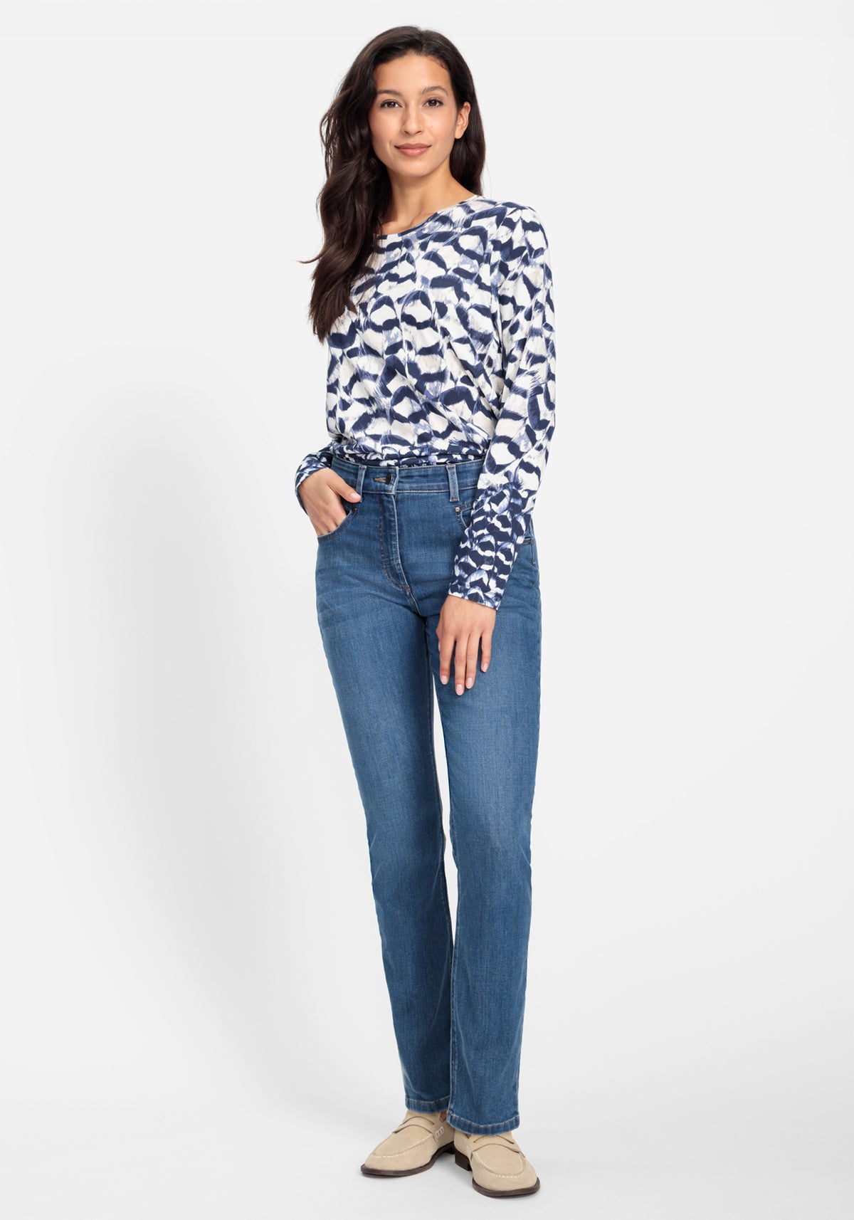 Mona Fit Slim Power Stretch Leg Jean