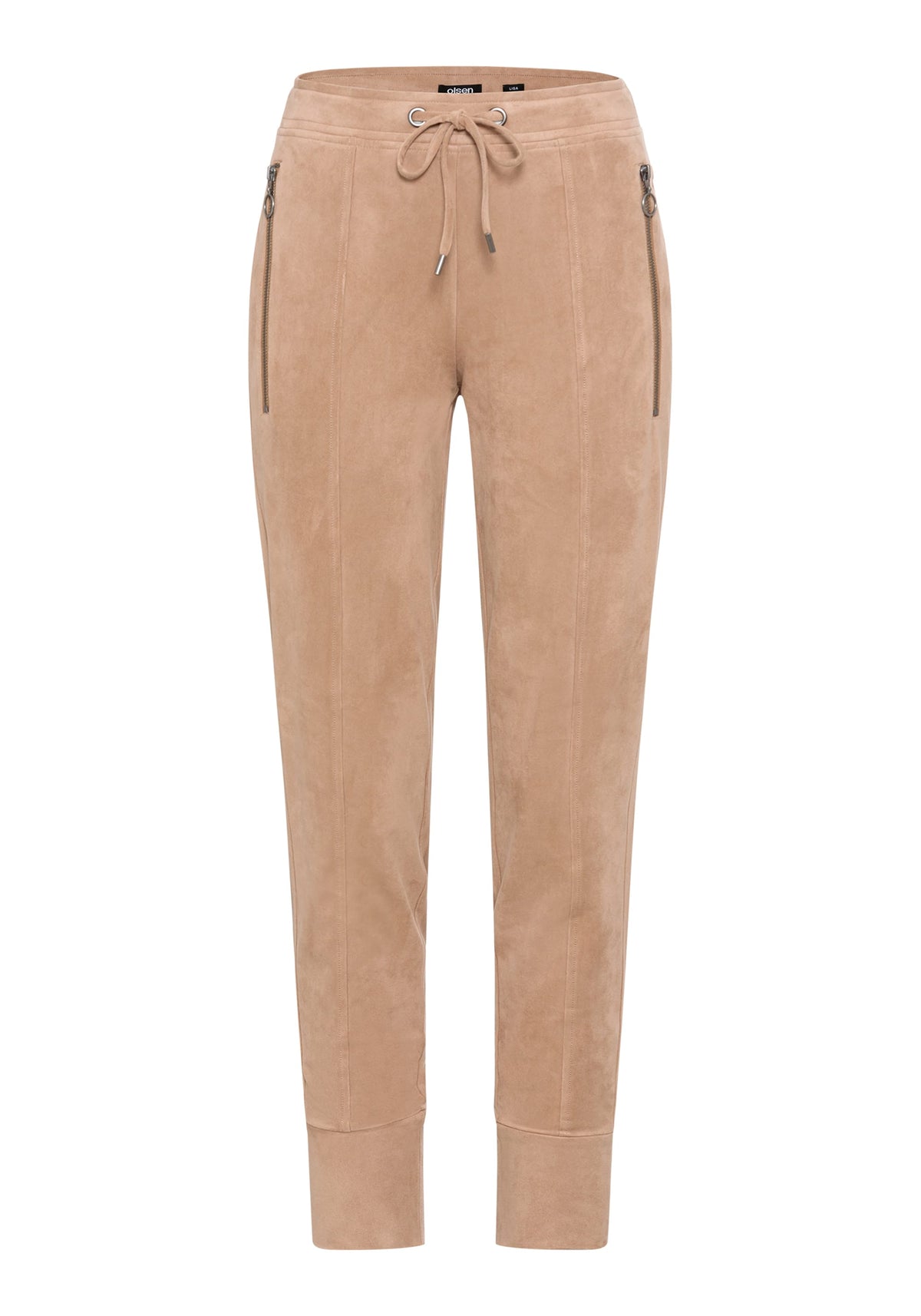 Lisa Fit Straight Leg Faux Suede Pant