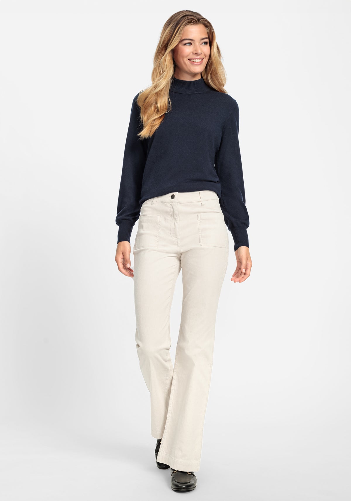 Mona Fit Bootcut Micro Cord Pant