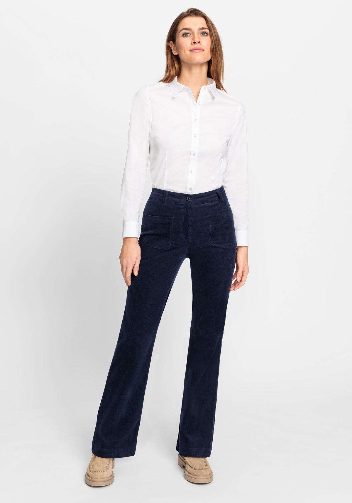 Mona Fit Bootcut Micro Cord Pant