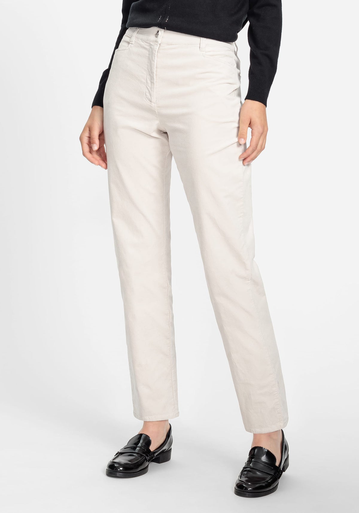 Mona Fit Straight Leg Cord Trouser