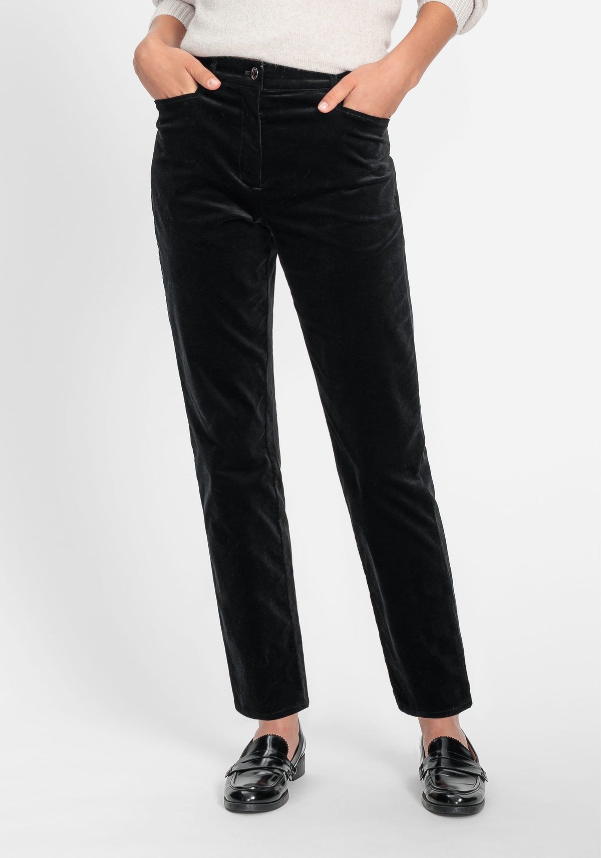 Mona Fit Straight Leg Cord Trouser