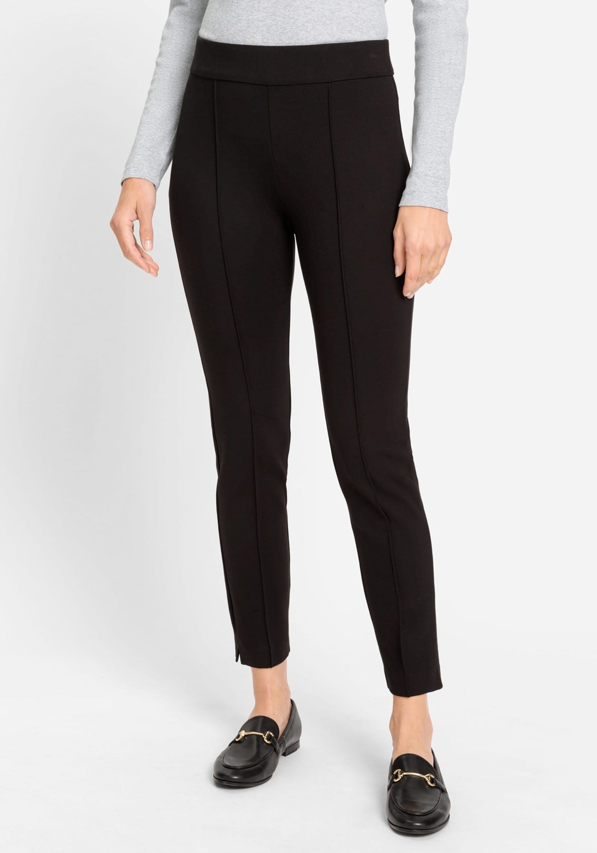 Pia Fit Slim Leg Jersey Knit Pant