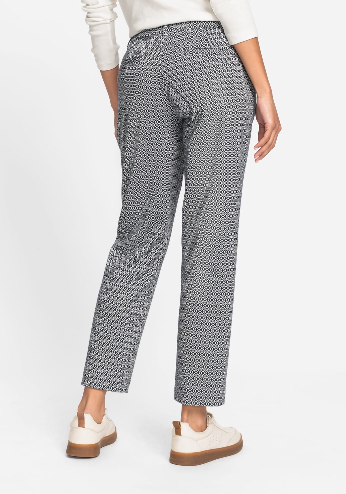 Lisa Fit Straight Leg Geo Pant