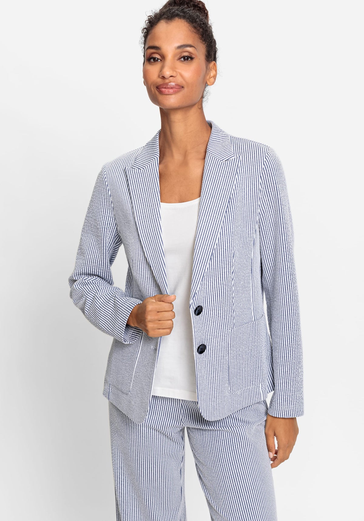 Seersucker Blazer