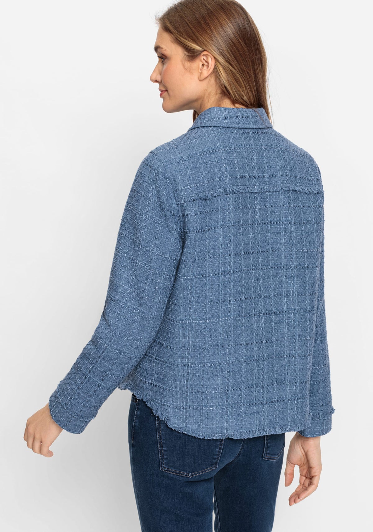 Veste en tweed de coton