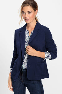 Blazer en maille texturée