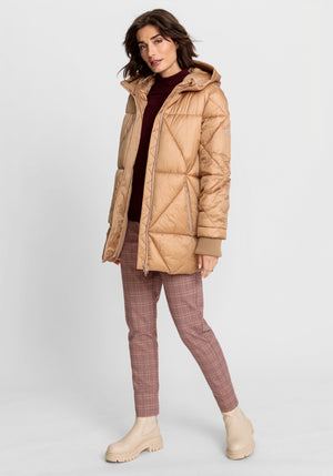 Quilted Jacket with Hood made with 3M Thinsulate™ - Olsen Fashion Canada