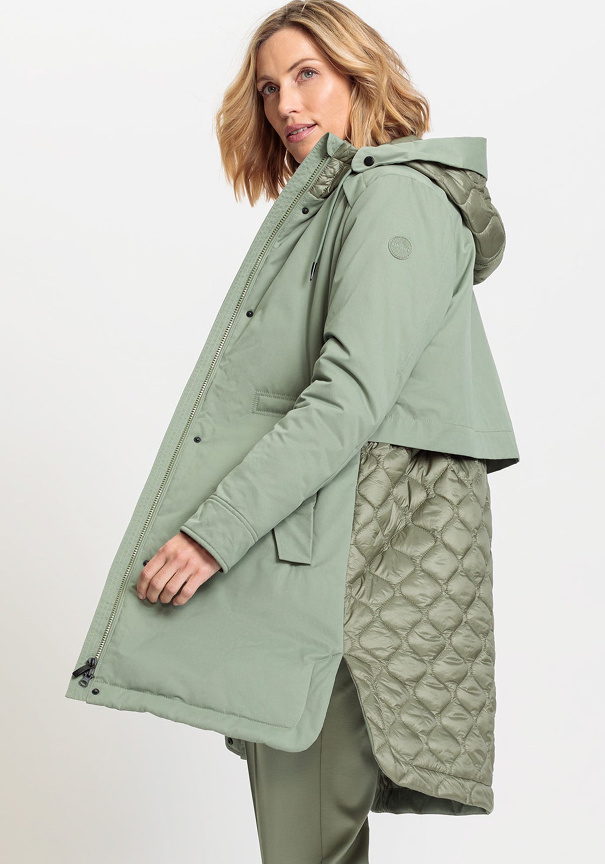 Water Repellent Quilted Anorak