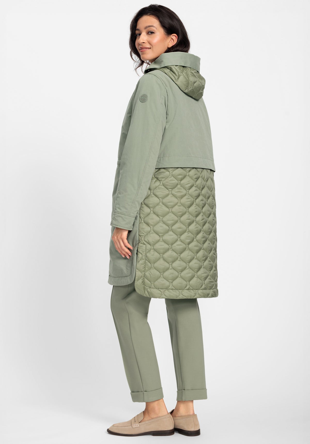 Water Repellent Quilted Anorak