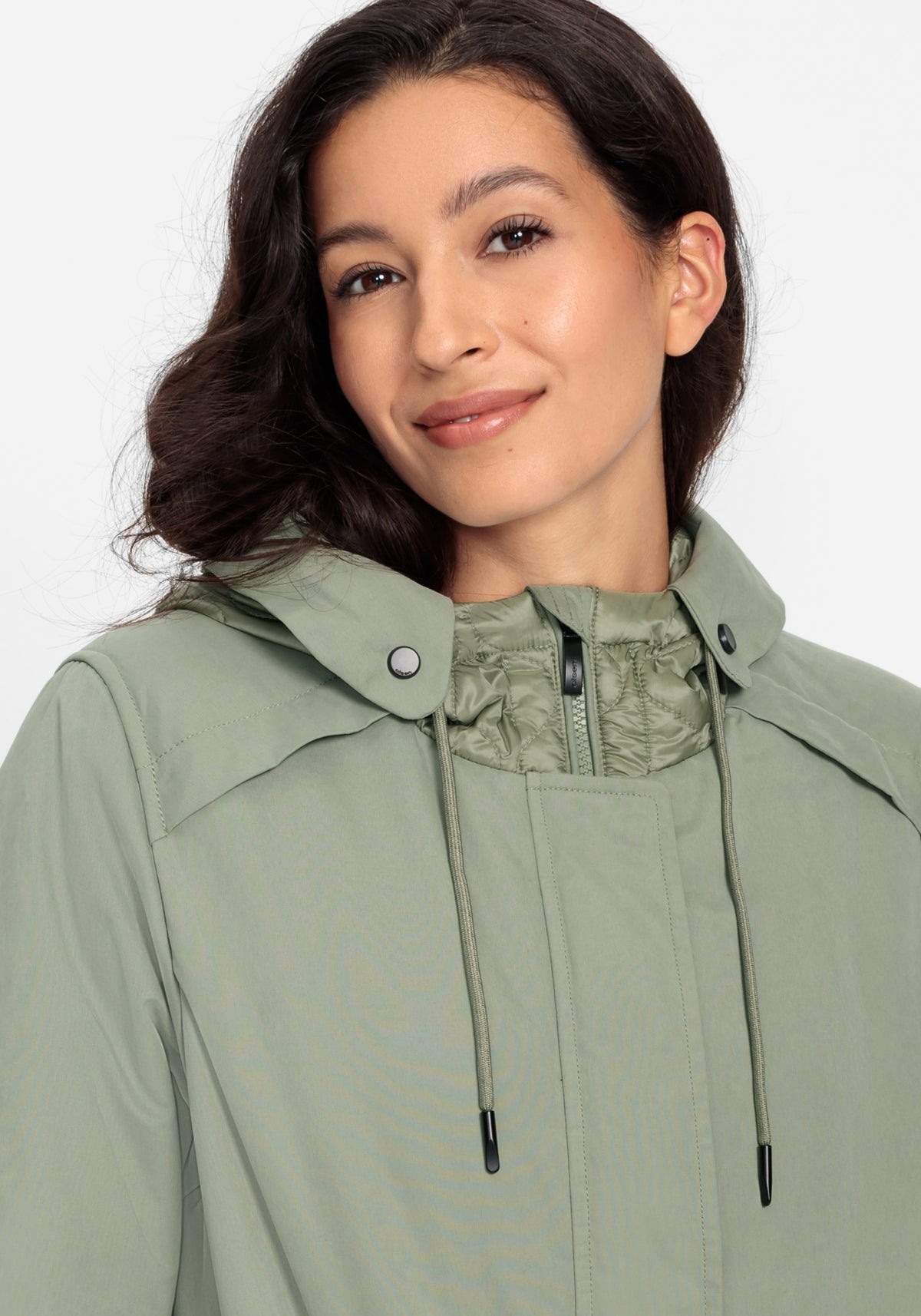 Water Repellent Quilted Anorak