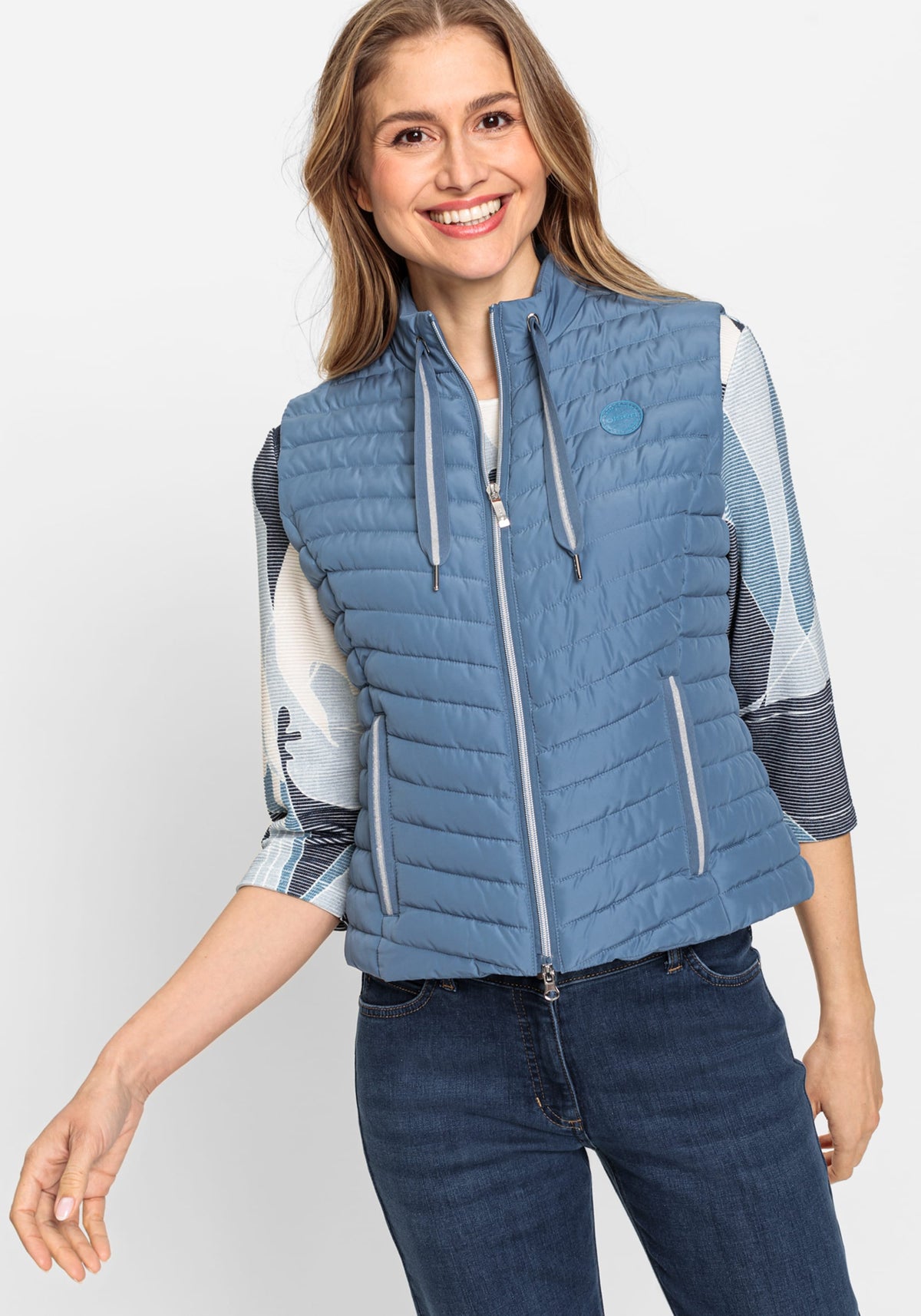 Quilted Zip Front Vest