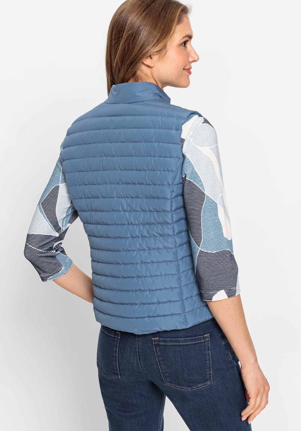 Quilted Zip Front Vest