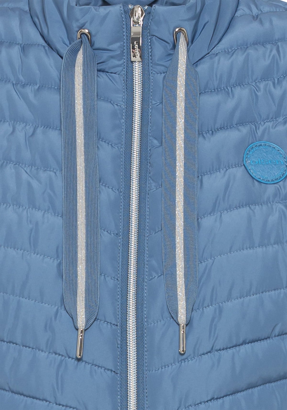 Quilted Zip Front Vest