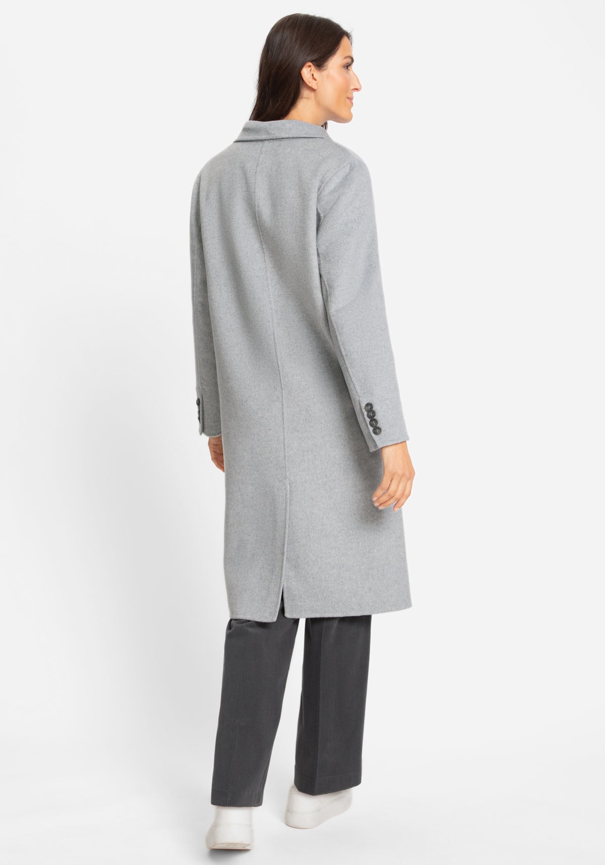 Wool Blend Car Coat