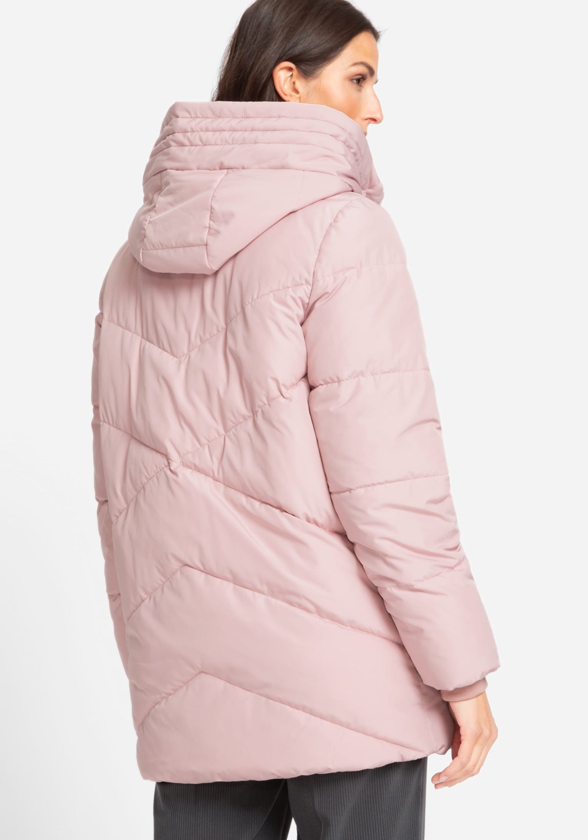 Manteau bouffant à capuche