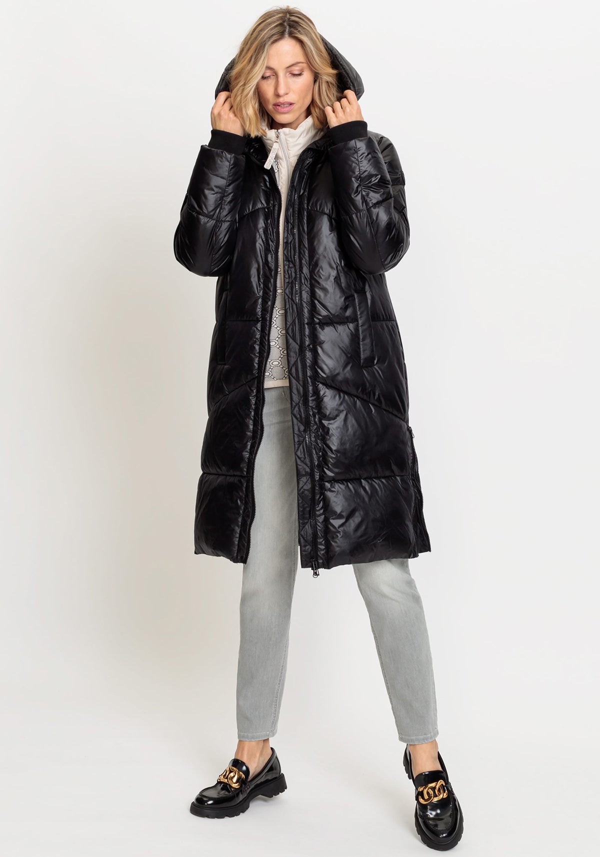 Longline Hooded Puffer Coat