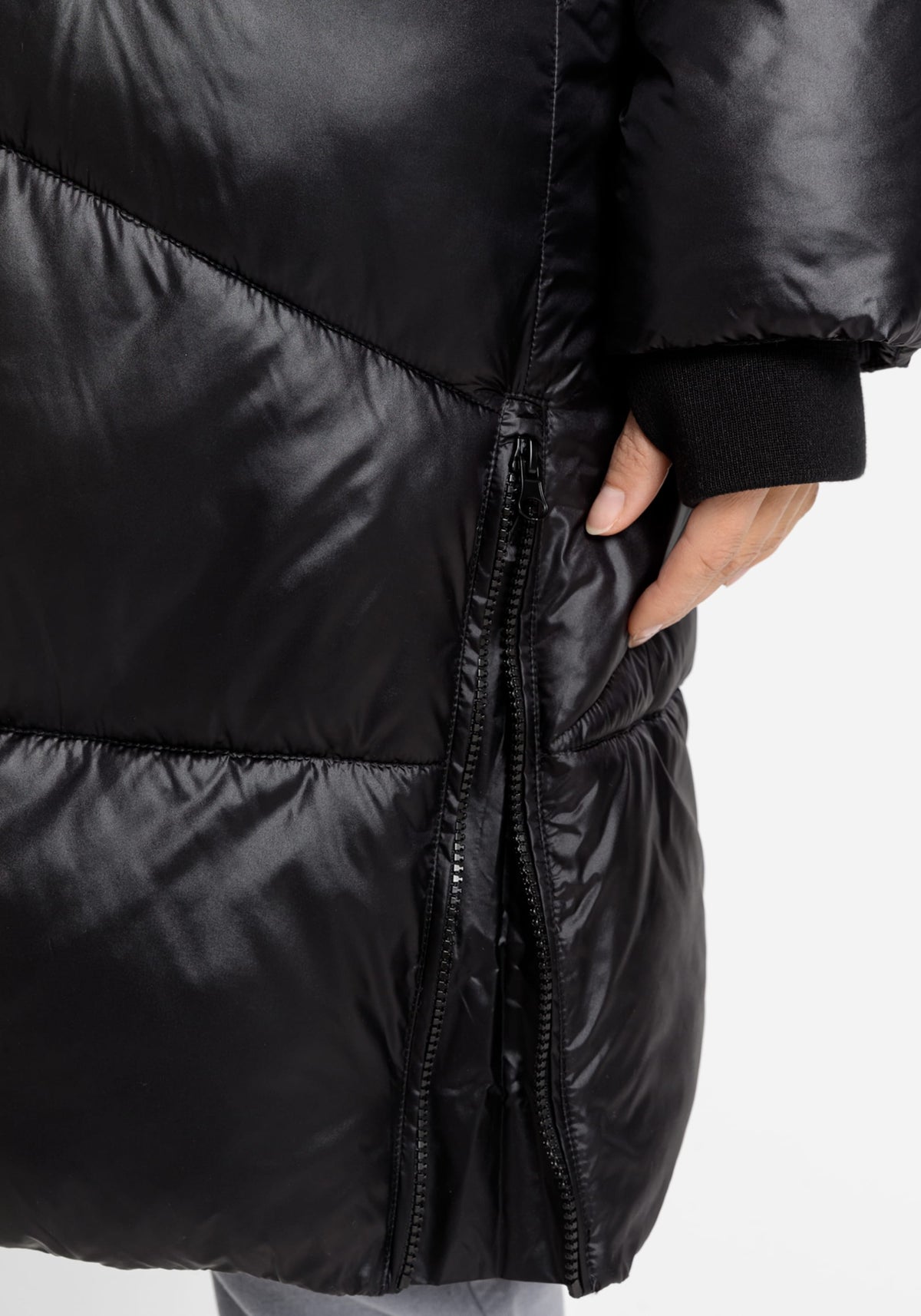 Longline Hooded Puffer Coat