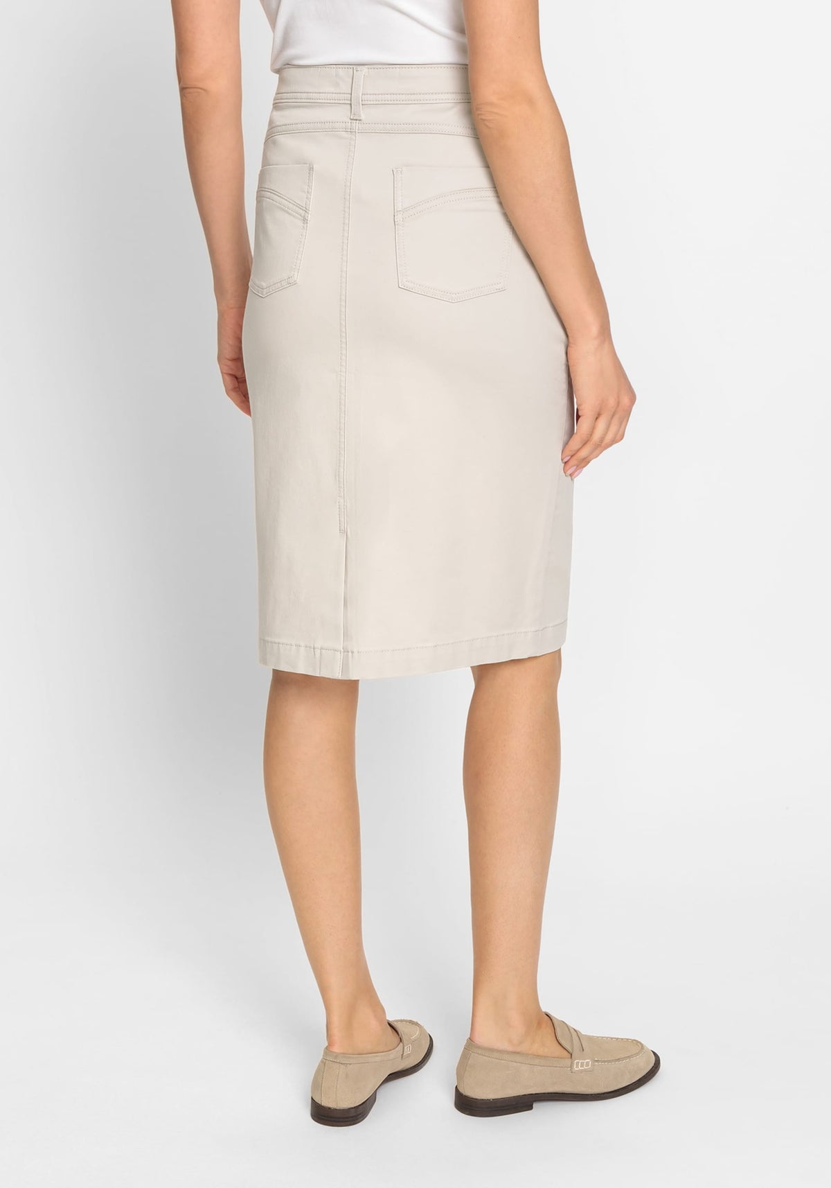 Stretch Twill Skirt