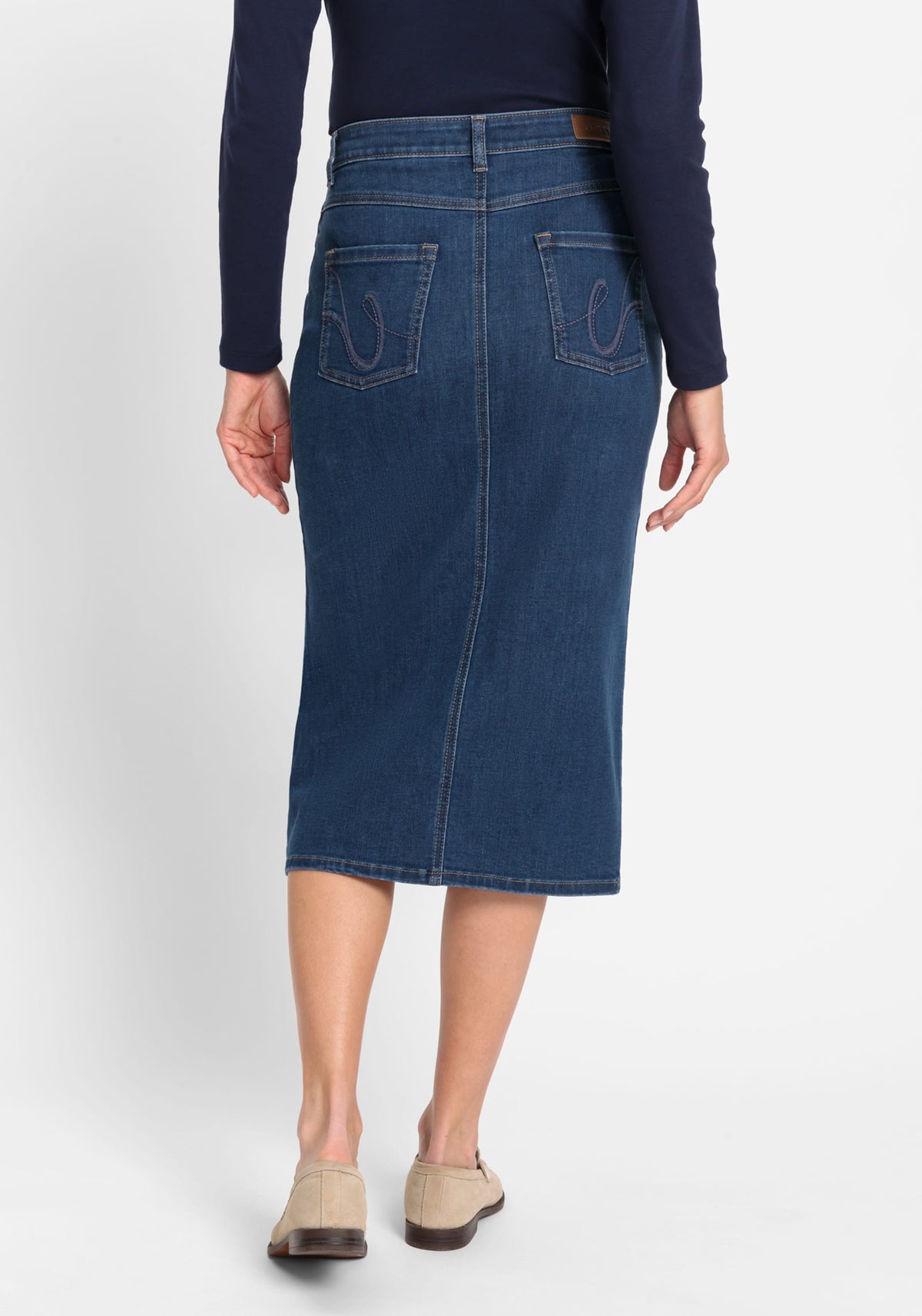 Jupe en denim extensible Power