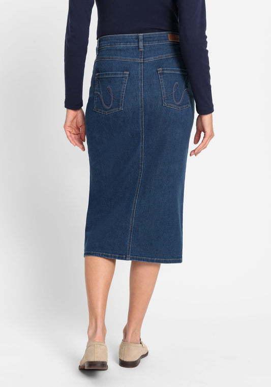 Power Stretch Denim Skirt