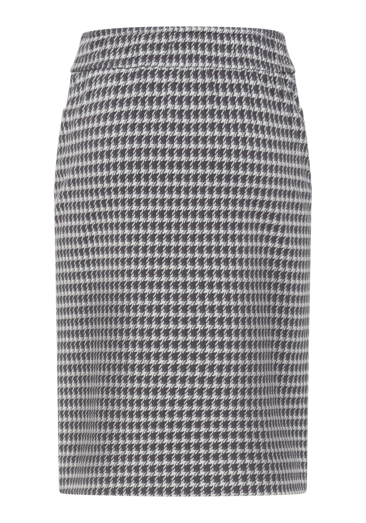 Houndstooth Pull-On Skirt