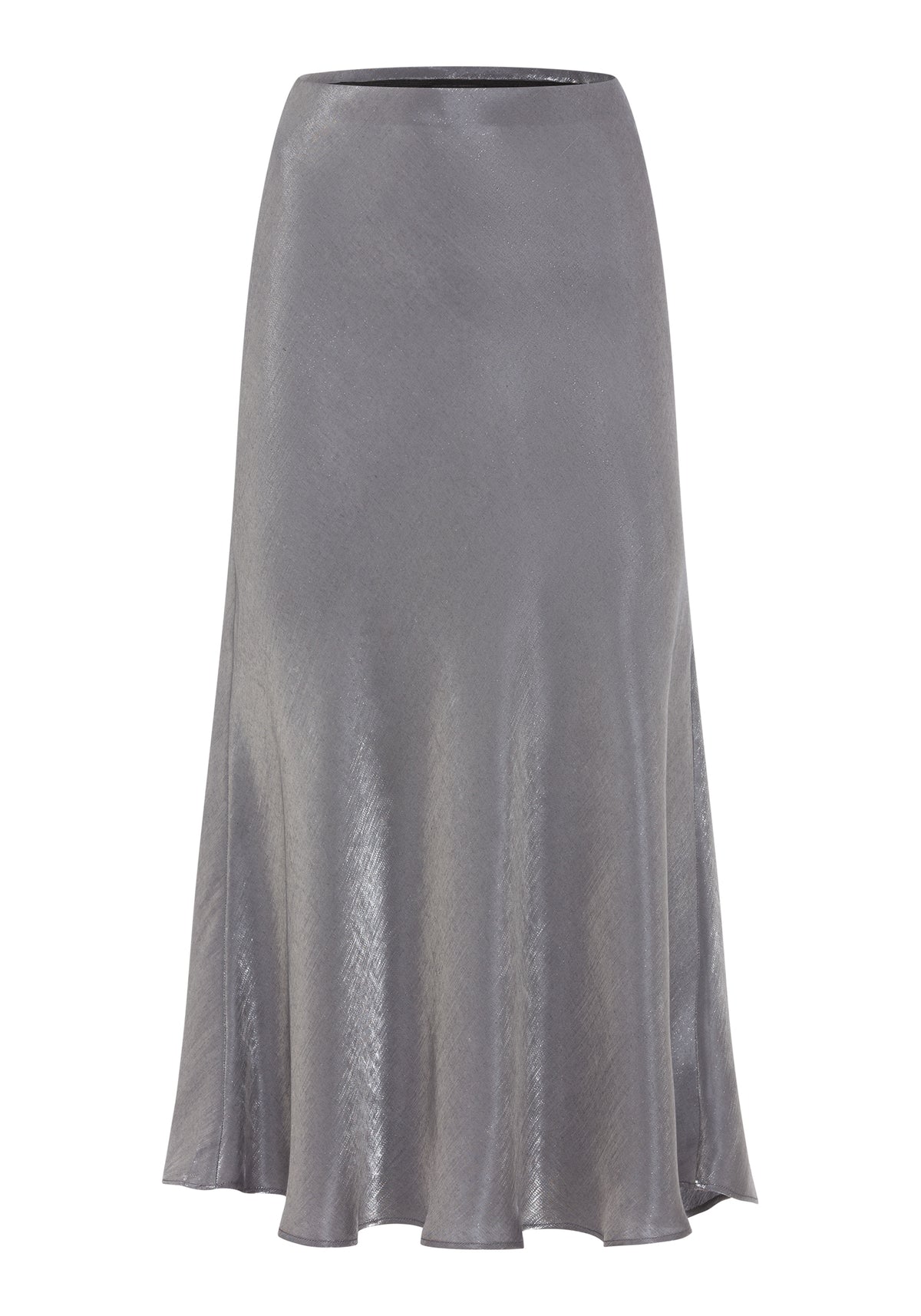 Shimmer A-Line Midi Skirt