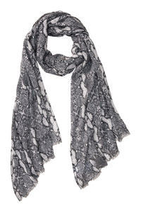 Foulard imprimé serpent