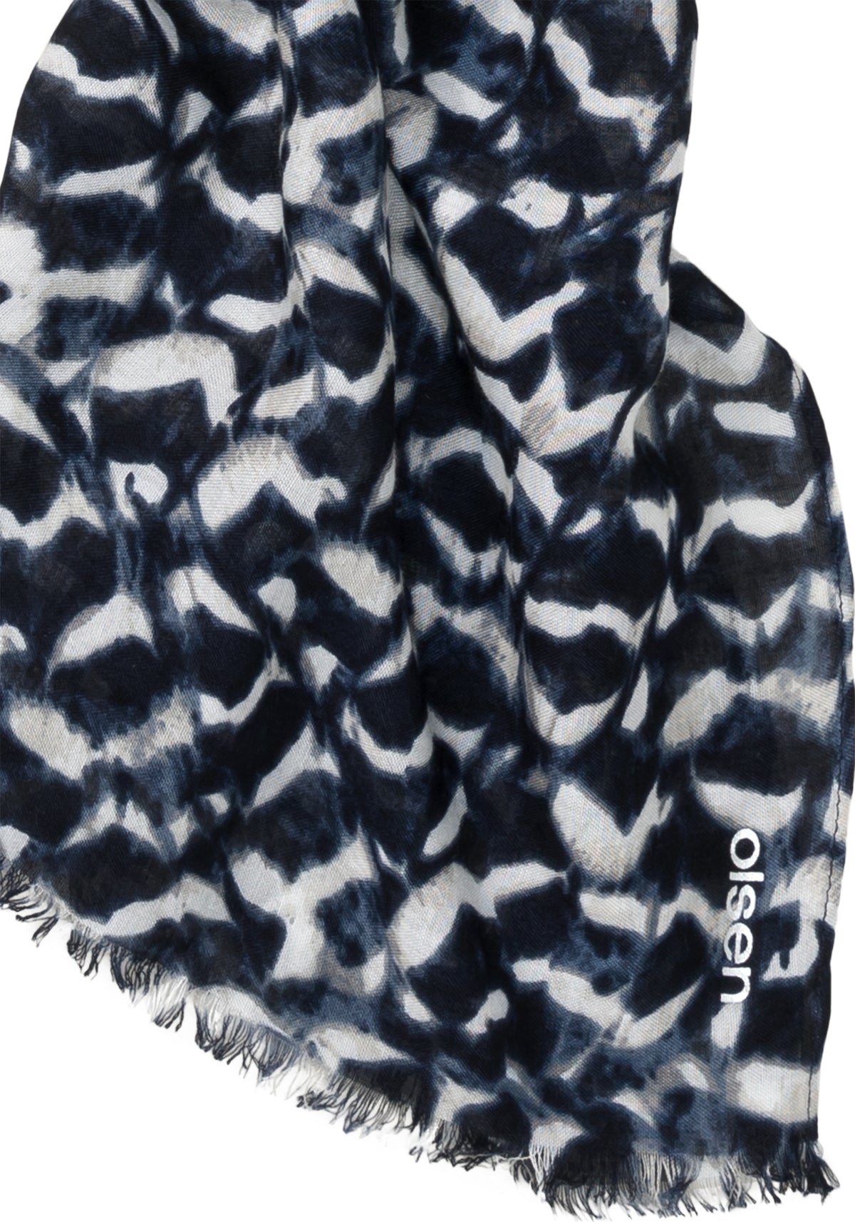 Allover Feather Print Scarf