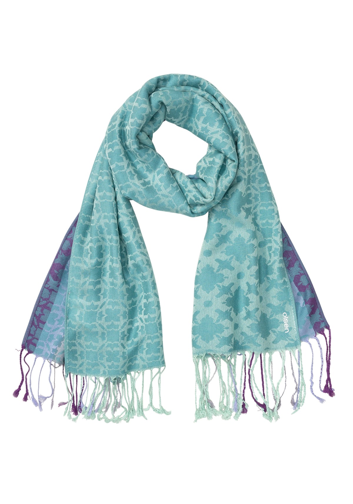 Abstract Pattern Woven Scarf