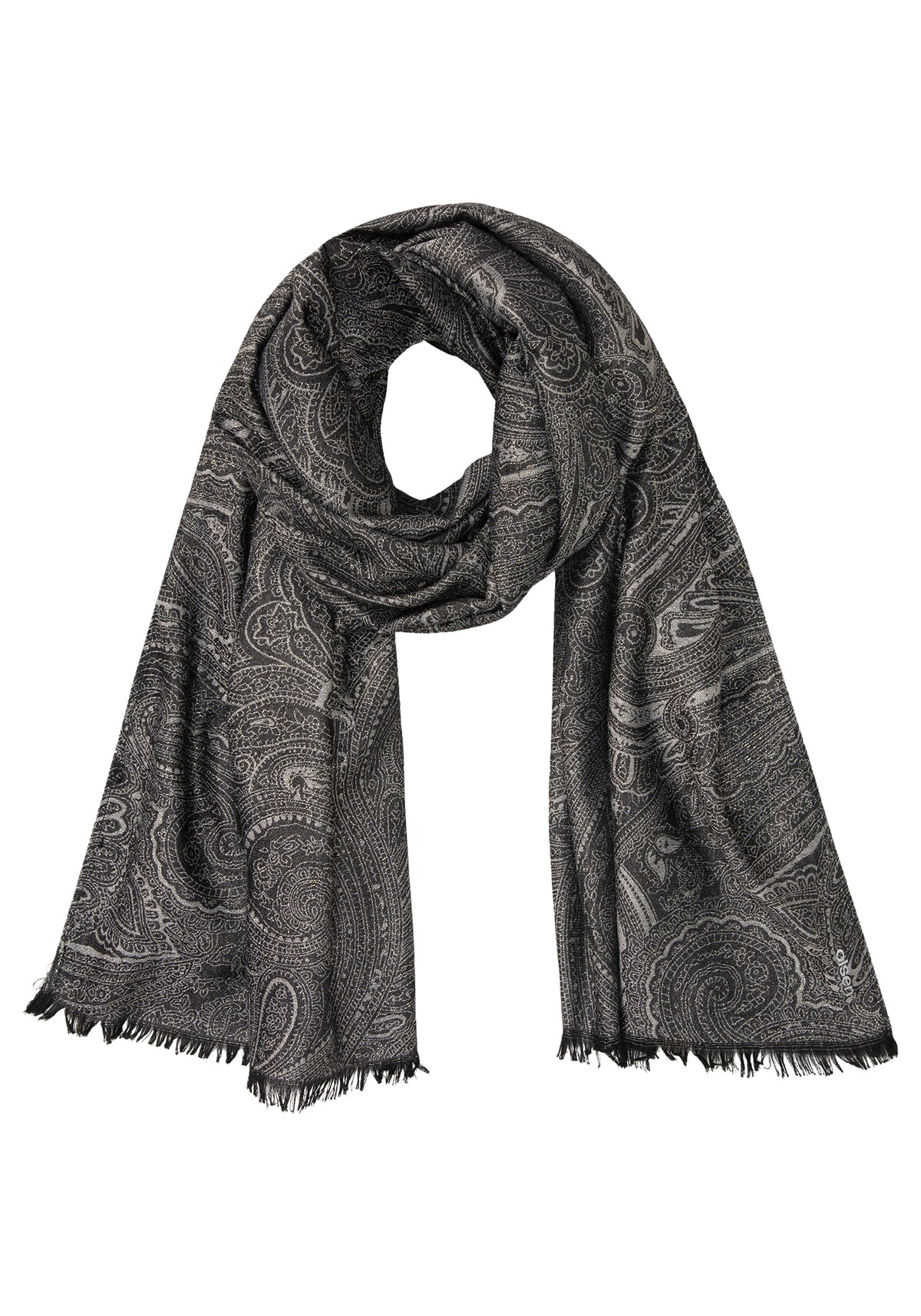 Shimmer Paisley Scarf