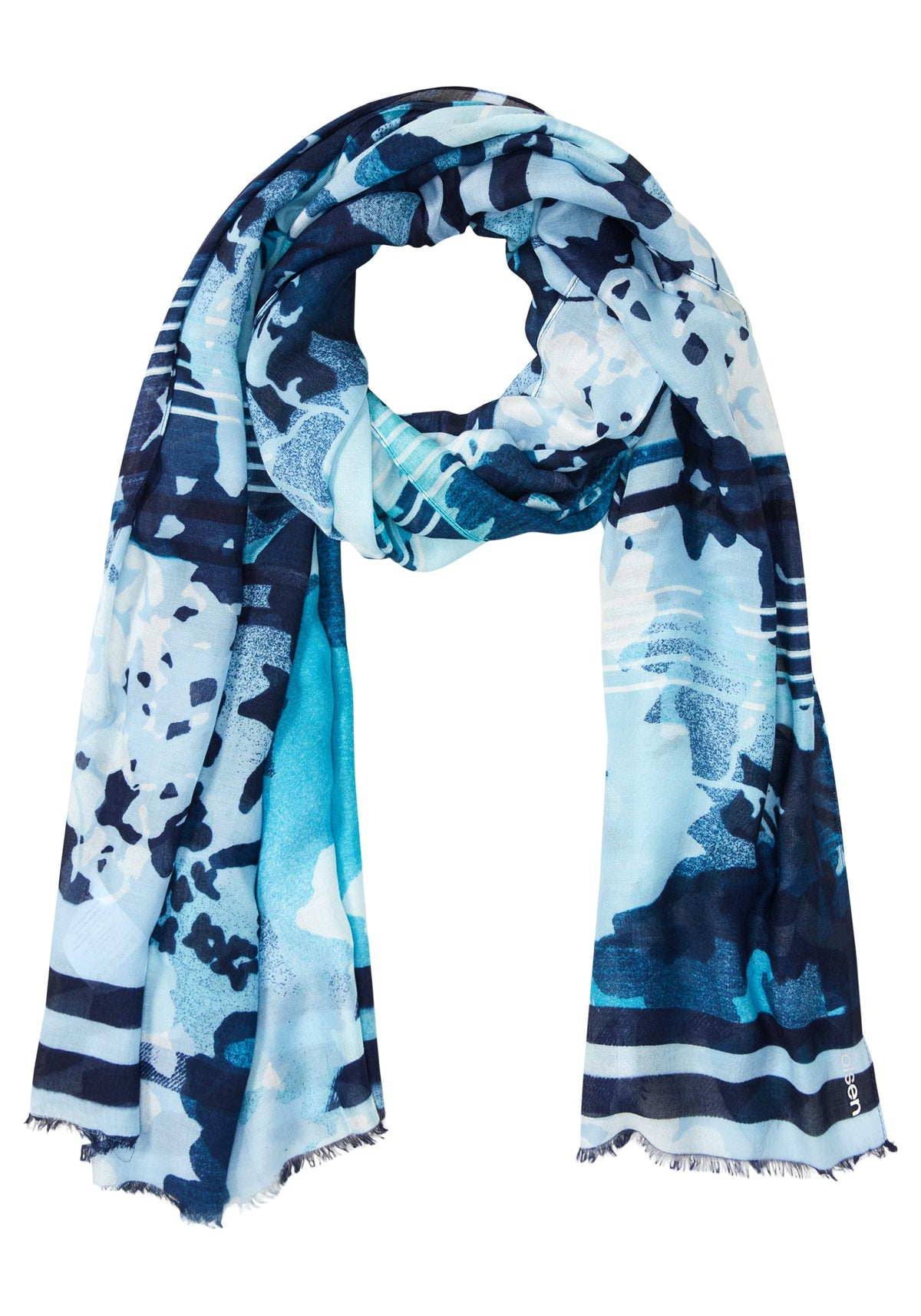 Abstract Floral Scarf